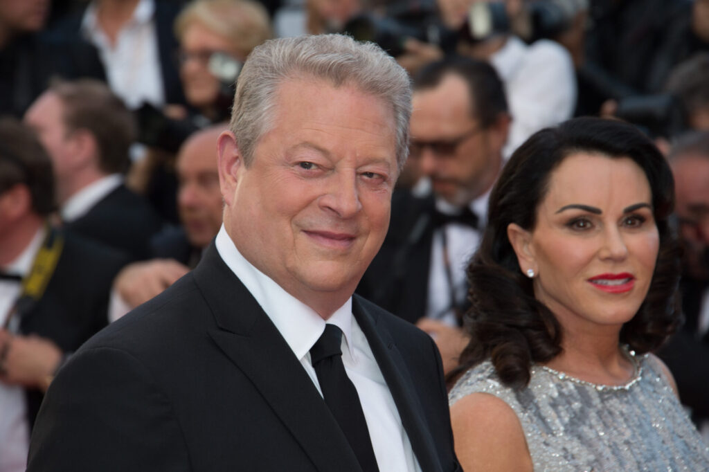 Former US Vice-President Al Gore & Elizabeth Keadle at the 70th Anniversary Gala for the Festival de Cannes, Cannes, France. 23 May 2017
Picture: Paul Smith/Featureflash/SilverHub 0208 004 5359 sales@silverhubmedia.com